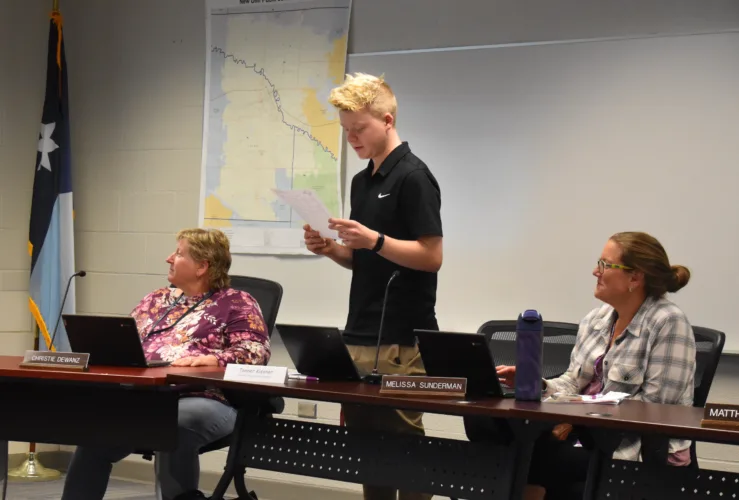 Kissner sworn in as Student Board Member